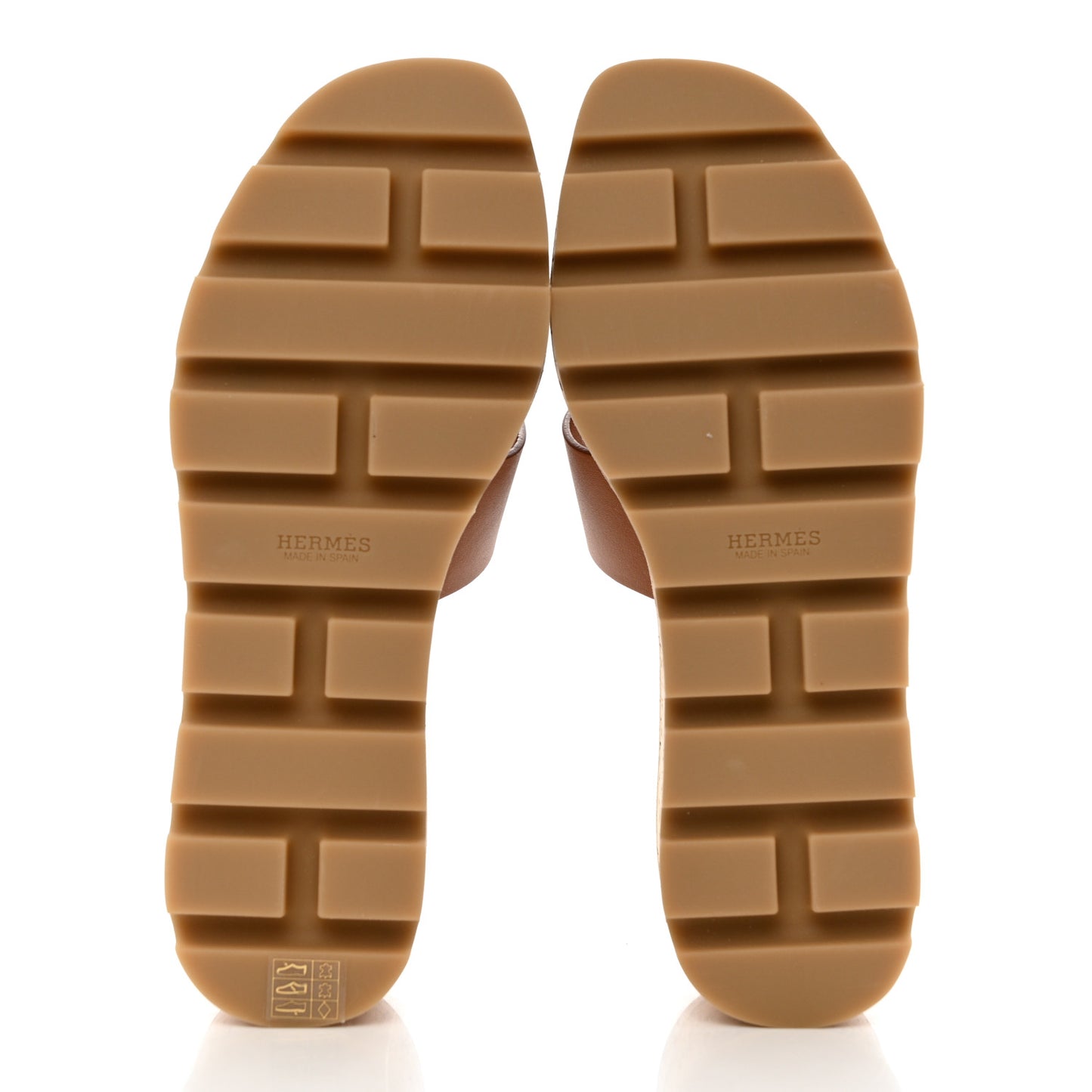 Calfskin Cork Eze 30 Sandals 35 Marron Glaise