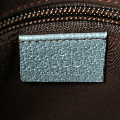 Gucci Monogram Web Small Flat Messenger Bag Blue 6 of 11