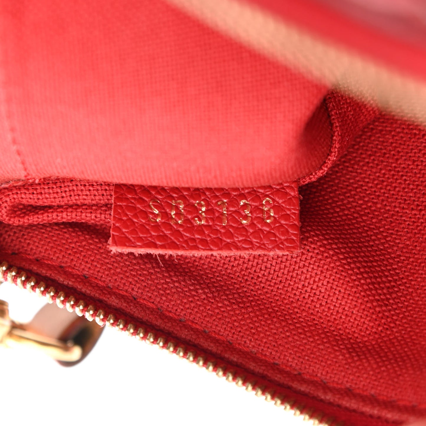 Monogram Pallas Clutch Cherry