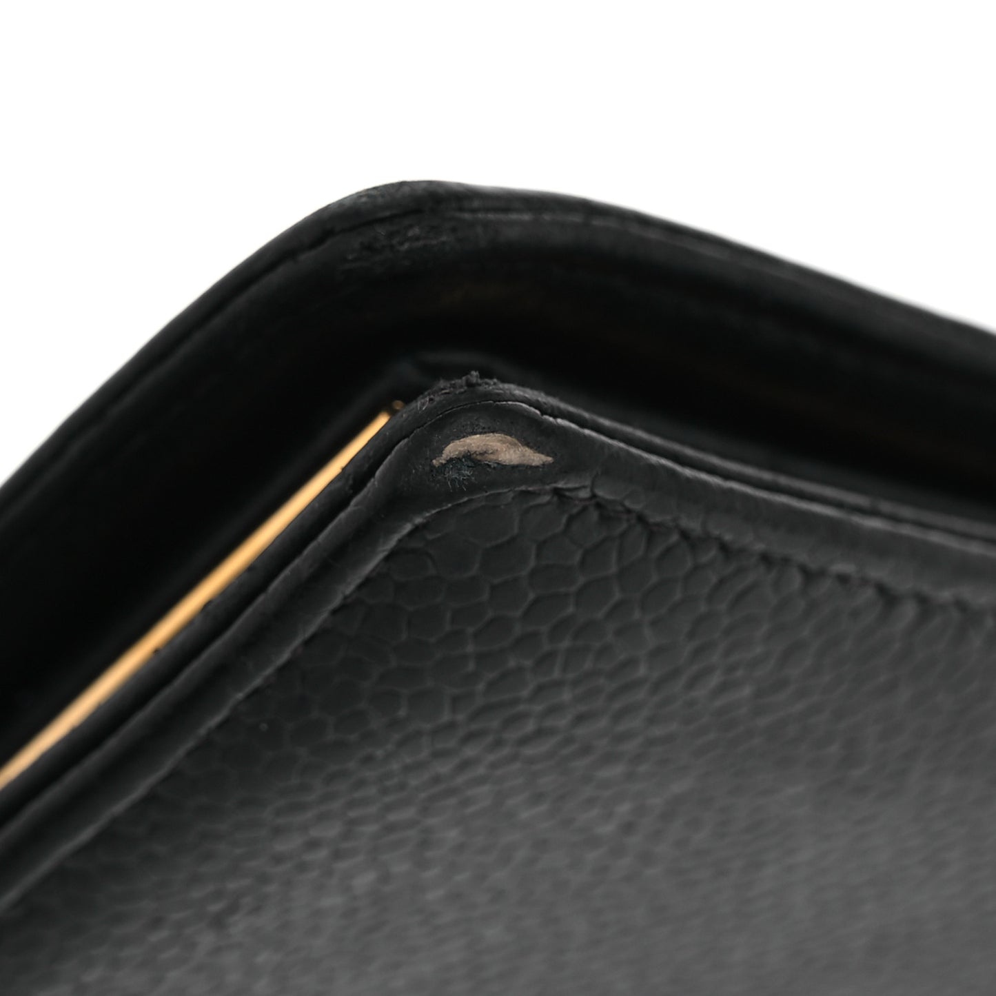 Caviar Timeless CC French Wallet Black