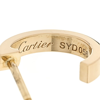 Cartier 18K Yellow Gold Small LOVE Hoop Earrings 4 of 5