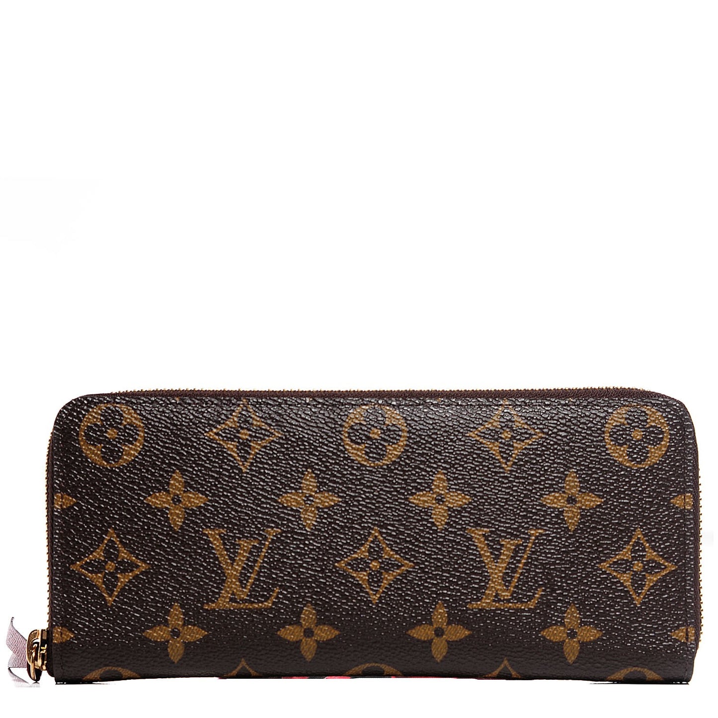 Monogram Clemence Wallet Fuchsia