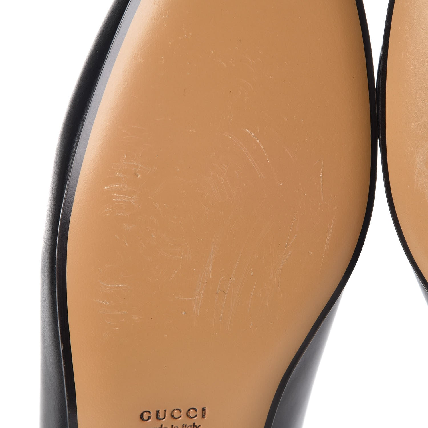Gucci Calfskin Womens Princetown Slippers 37 Black 9 of 10