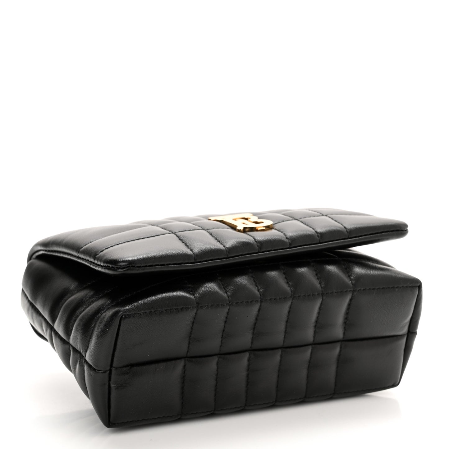 Lambskin Quilted Mini Lola Bag Black