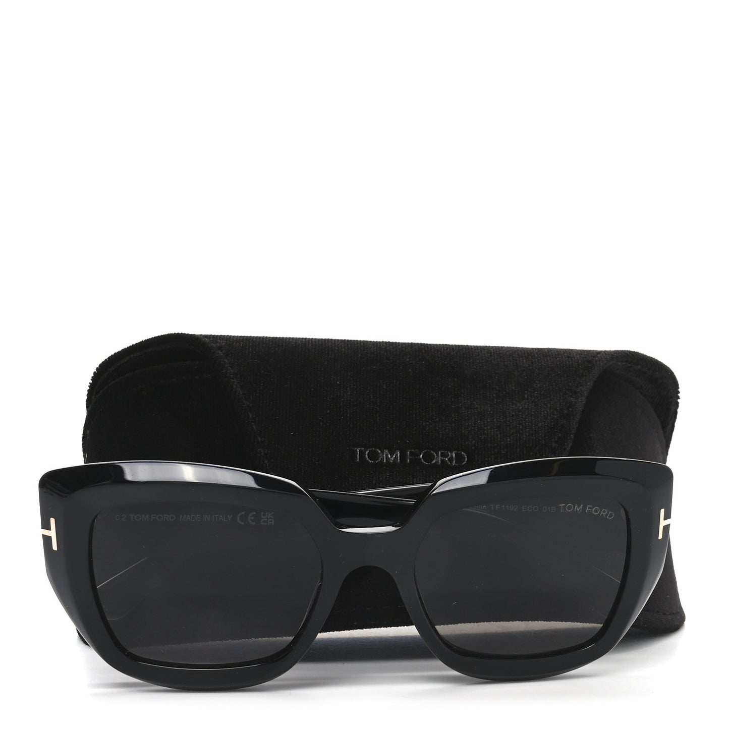 Acetate Saltzman Sunglasses TF1192 Black