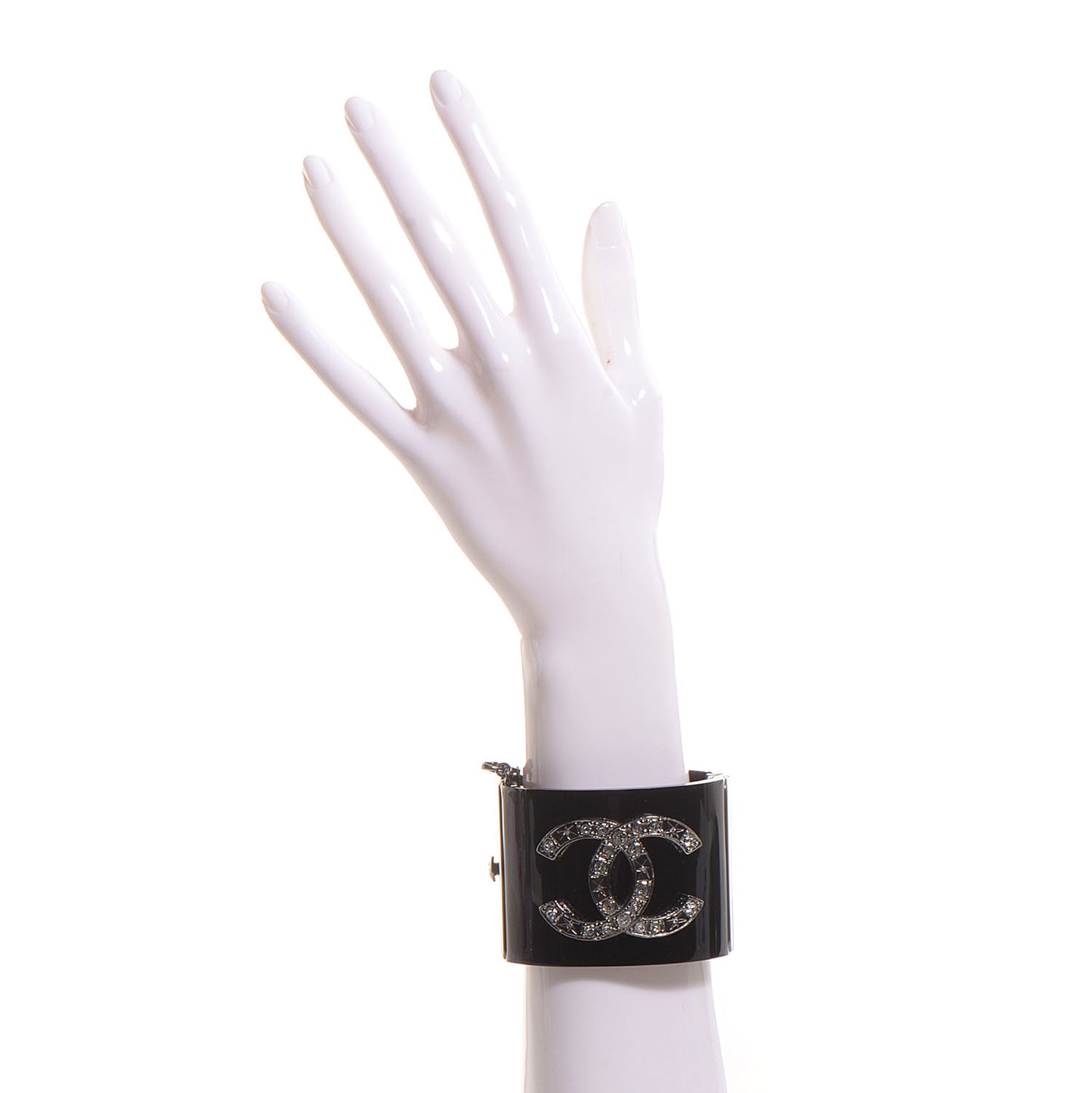 Resin Crystal CC Cuff Black