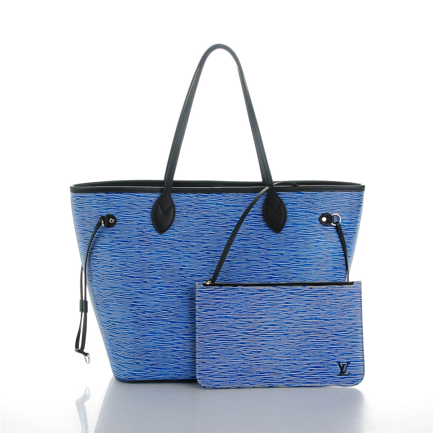Louis Vuitton Epi Neverfull MM Denim Light 1 of 9
