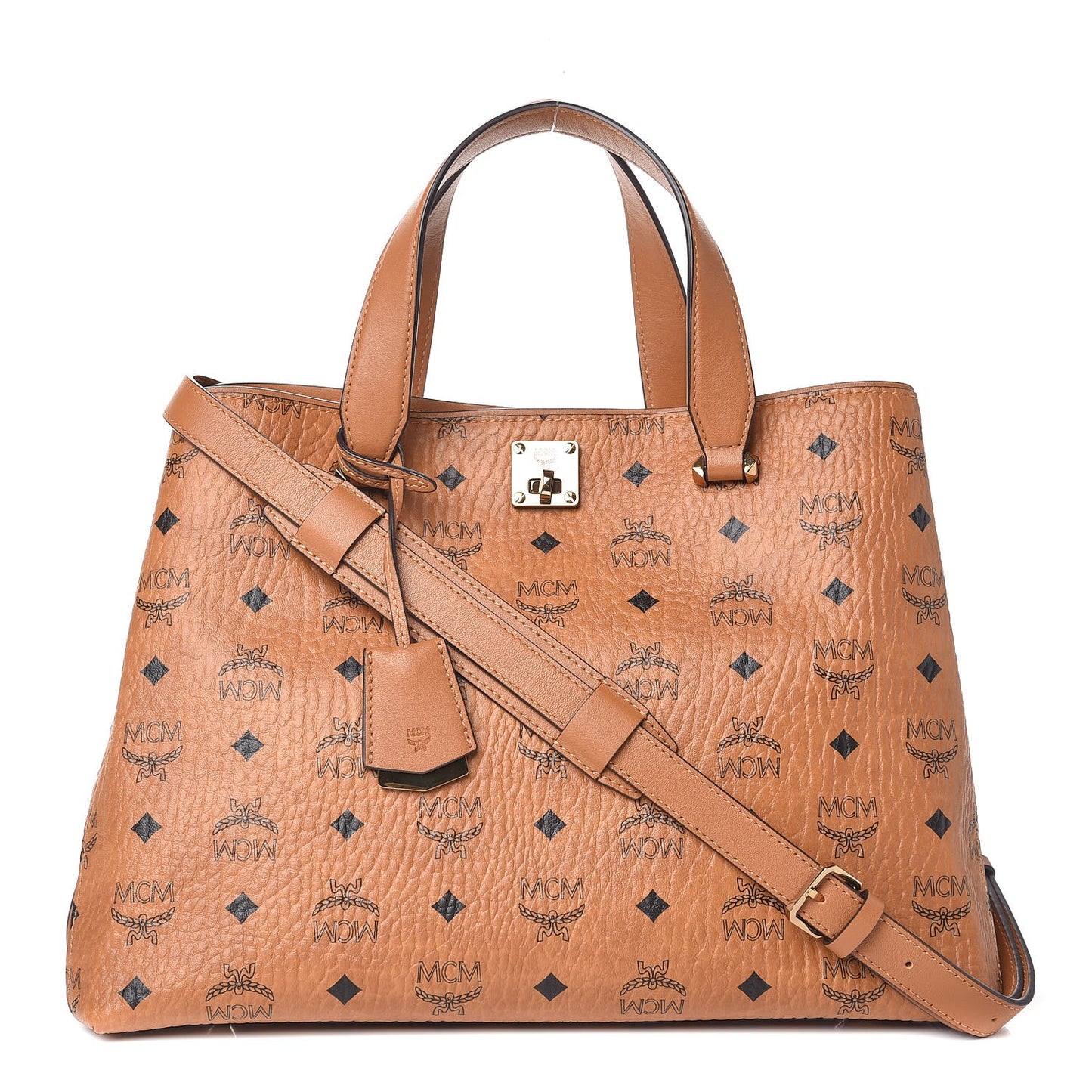 Visetos Large Essential Tote Cognac