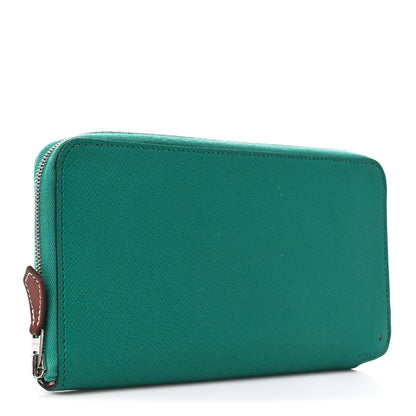 Hermes Epsom Silk'In Wallet Vert Jade 3 of 13