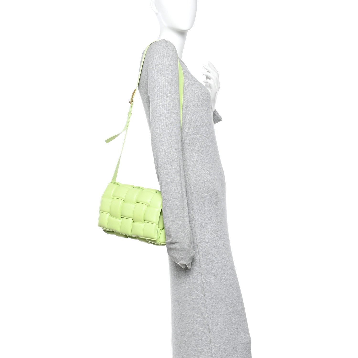 Bottega Veneta Nappa Maxi Intreccio Padded Cassette Crossbody Bag Fennel 2 of 9