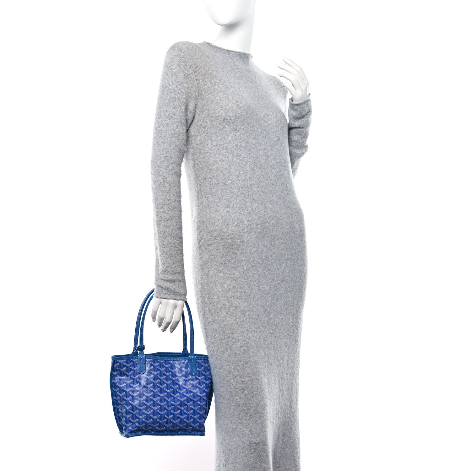 Goyard Goyardine Reversible Mini Anjou Sky Blue 2 of 12