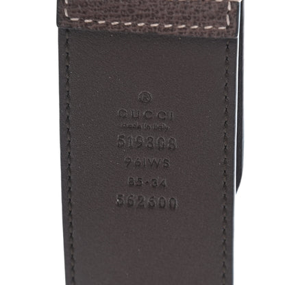 Gucci GG Supreme Monogram Ophidia Belted iPhone Case 85 34 Dark Brown 7 of 7