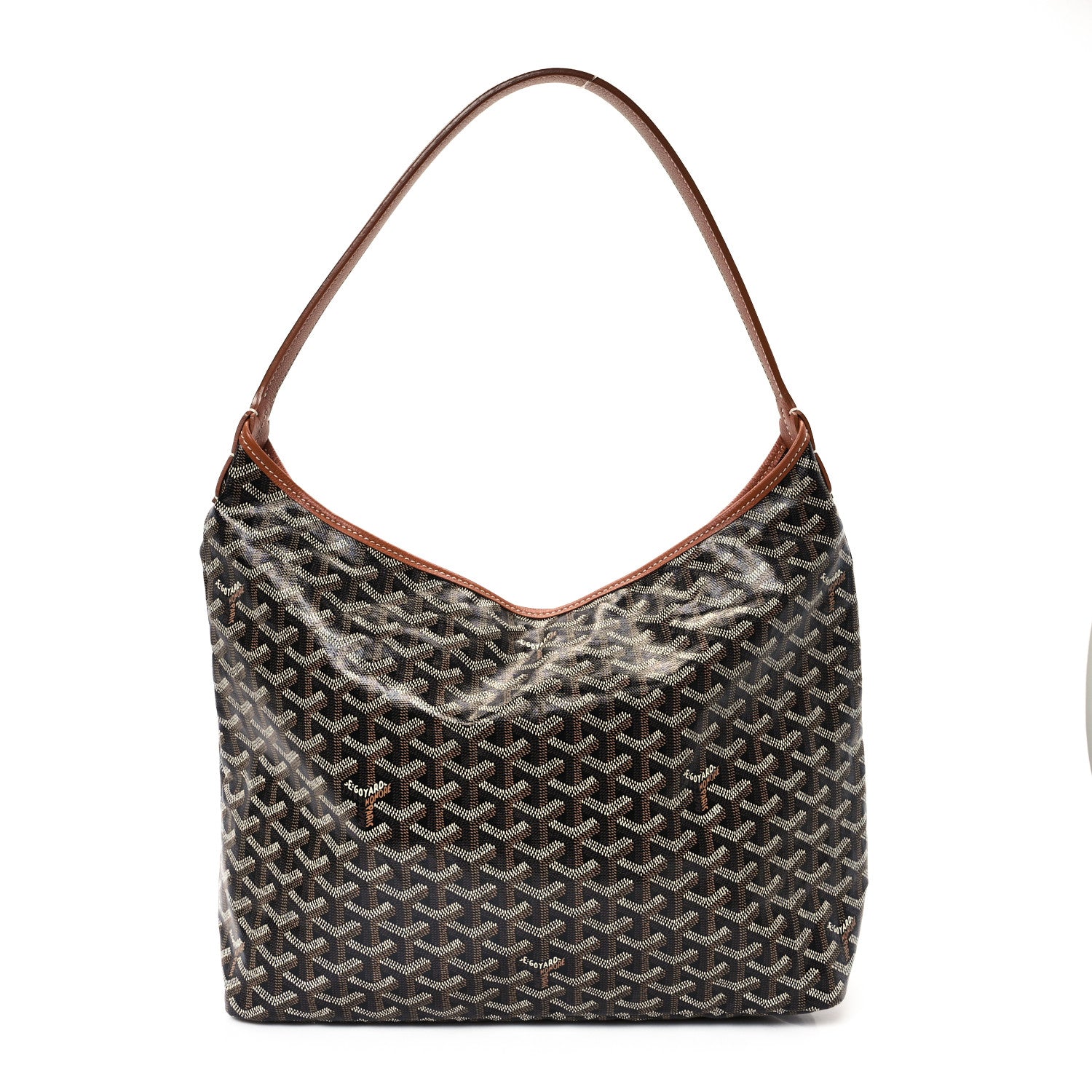 Goyard Goyardine Boheme Hobo Black Gold 1 of 11