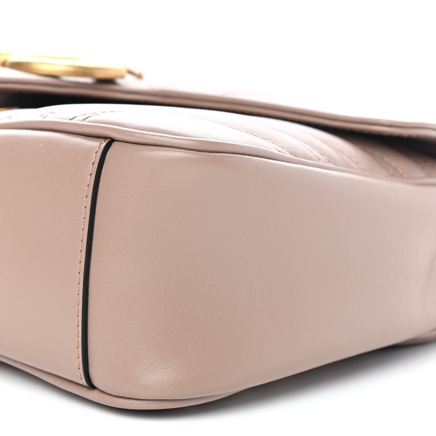 Calfskin Matelasse Small GG Marmont Shoulder Bag Porcelain Rose