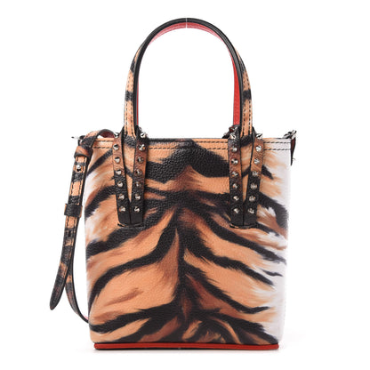 Christian Louboutin Calfskin Bengal Mini North South Cabata Tote Multicolor 1 of 9