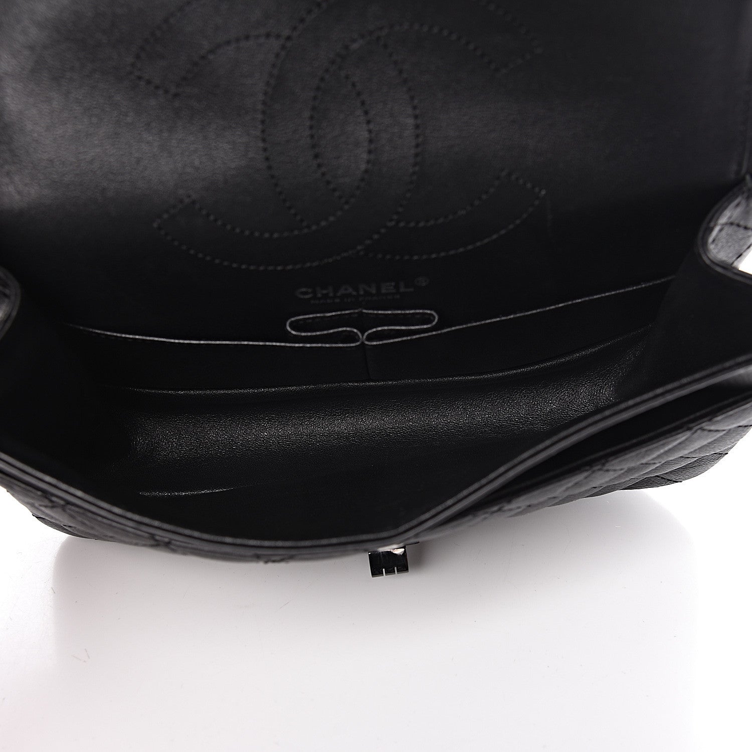 Chanel Calfskin Quilted 2.55 Reissue 225 Flap So Black 5 of 12