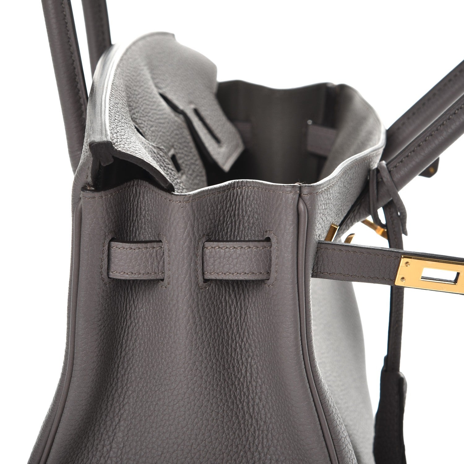 Hermes Togo Birkin 25 Etain 15 of 38