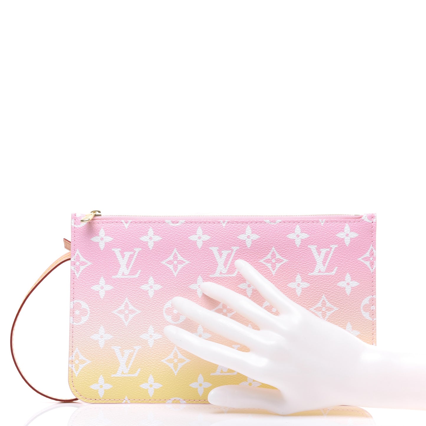 Monogram By The Pool Neverfull MM Pochette Light Pink