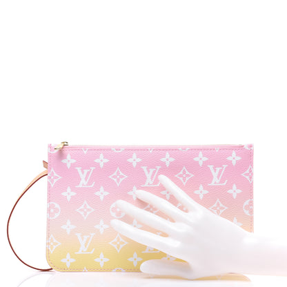 Louis Vuitton Monogram By The Pool Neverfull MM Pochette Light Pink 2 of 11
