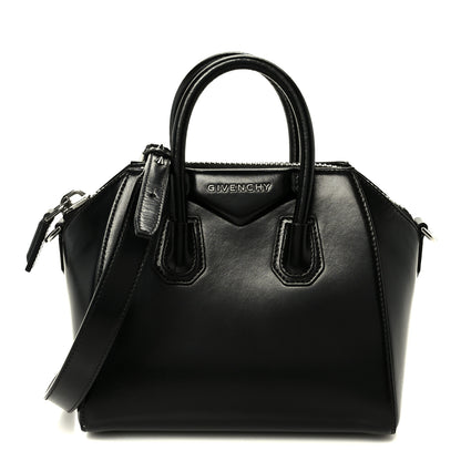 Givenchy Shiny Lord Calfskin Mini Antigona Black 1 of 23