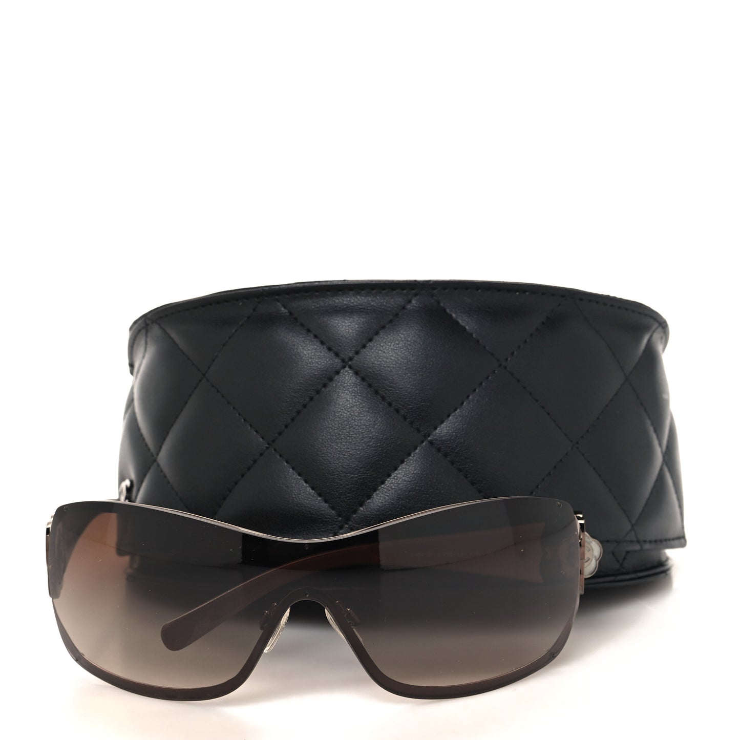 Swarovski Crystal Camellia CC Sunglasses 4164-B Bronze