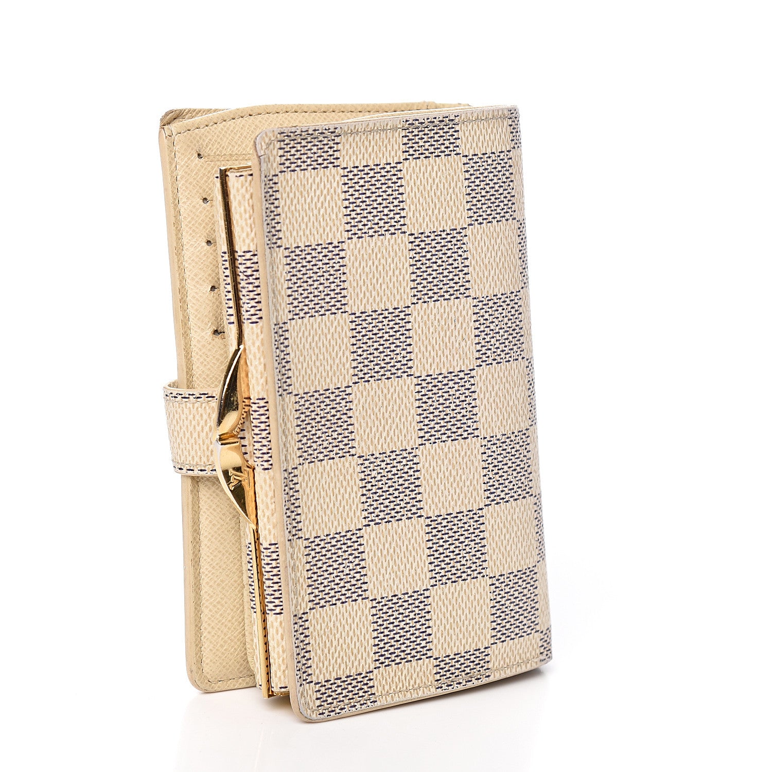 Louis Vuitton Damier Azur French Purse Wallet 2 of 10