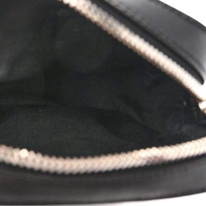 Gucci GG Supreme Monogram Appia Calfskin Web Small Camera Messenger Bag Black Grey 5 of 10