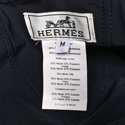 Hermes Nylon Reversible Roger Cap M Black Marine 8 of 9