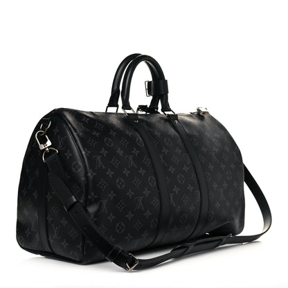 Louis Vuitton Monogram Eclipse Keepall Bandouliere 45 3 of 14