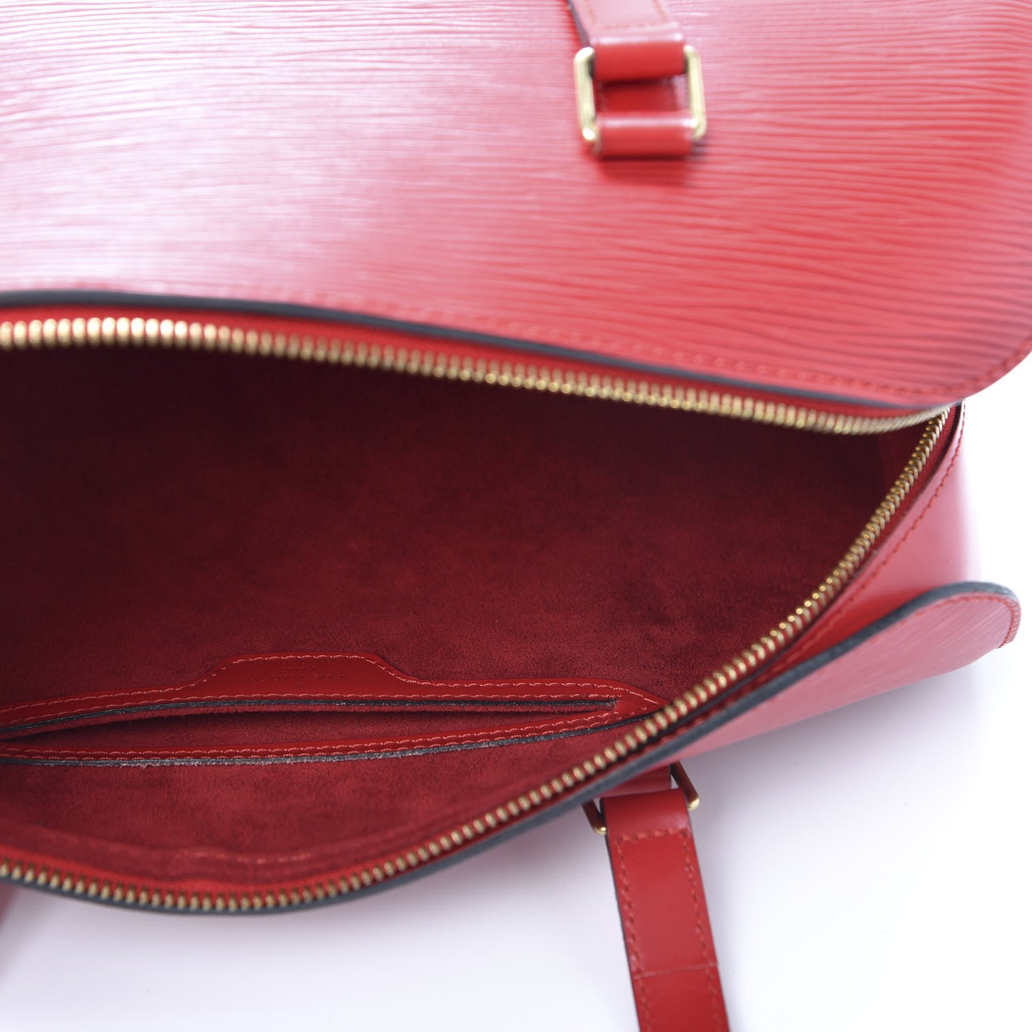Louis Vuitton Epi Soufflot Castillan Red 4 of 9