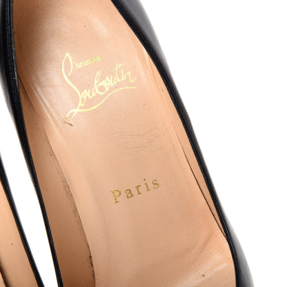 Christian Louboutin Kid Decollete 554 100 Pumps 35.5 Black 8 of 9