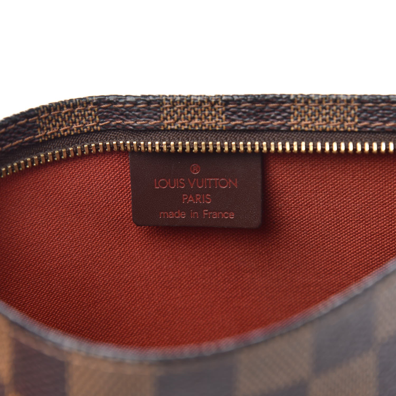 Louis Vuitton Damier Ebene Navona Pochette Accessories 6 of 9