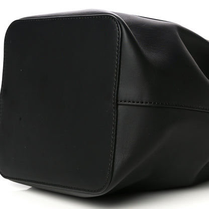 Fendi Vitello Century Matte F is Fendi Stamp Patch Bi-Color Grande Mon Tresor Bucket Bag Black Maya Fragola 11 of 12