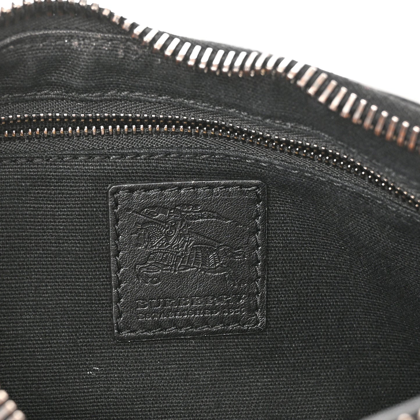 House Check Studded Pochette Black