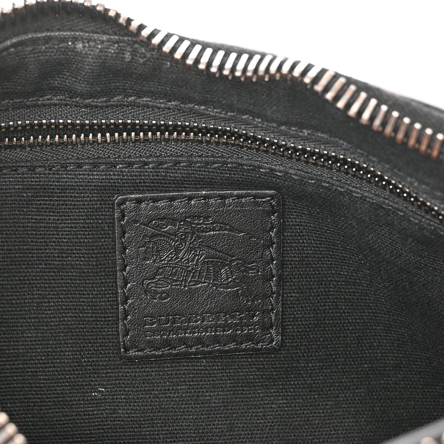 Burberry House Check Studded Pochette Black 5 of 10