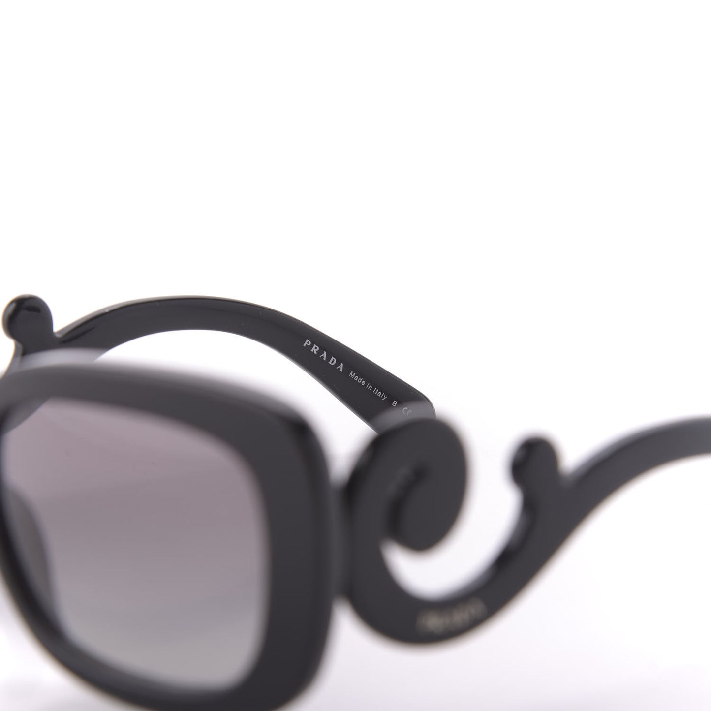 Acetate Baroque Sunglasses SPR 27O Black