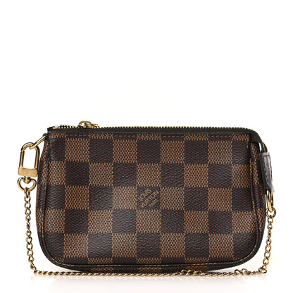 Louis Vuitton Damier Ebene Mini Pochette Accessories 1 of 9