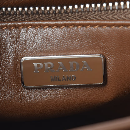 Prada City Calf Bi-Color Crossbody Bag Cannella Marmo 6 of 11
