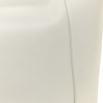 Celine Calfskin Clasp Horizontal Cabas White 9 of 20