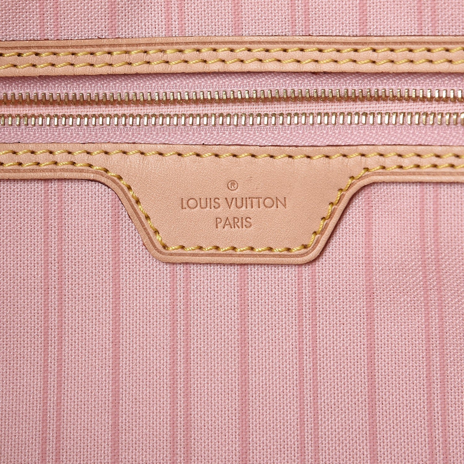 Louis Vuitton Damier Azur Delightful MM Rose Ballerine 6 of 9