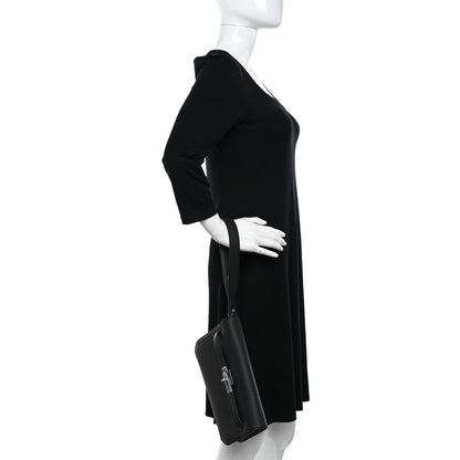 Hermes Togo Kelly Depeches 25 Pouch Black 2 of 11