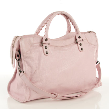 Balenciaga Agneau Classic Hardware City Rose Poudre Rose Petunia 3 of 8