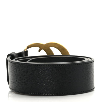 Gucci Textured Calfskin Double G 40mm Belt 85 34 Black 2 of 5