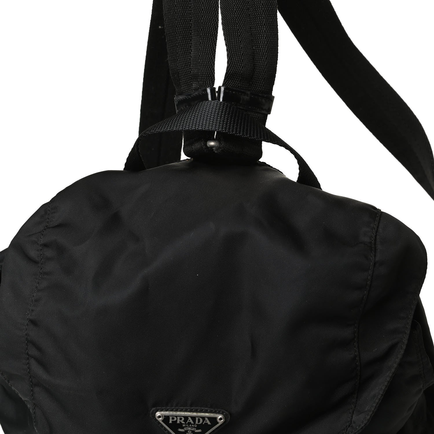 Prada Tessuto Nylon Small Backpack Black 14 of 18