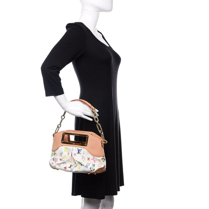 Louis Vuitton Monogram Multicolor Judy PM White 2 of 9