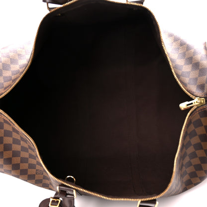 Louis Vuitton Damier Ebene Keepall Bandouliere 55 4 of 14