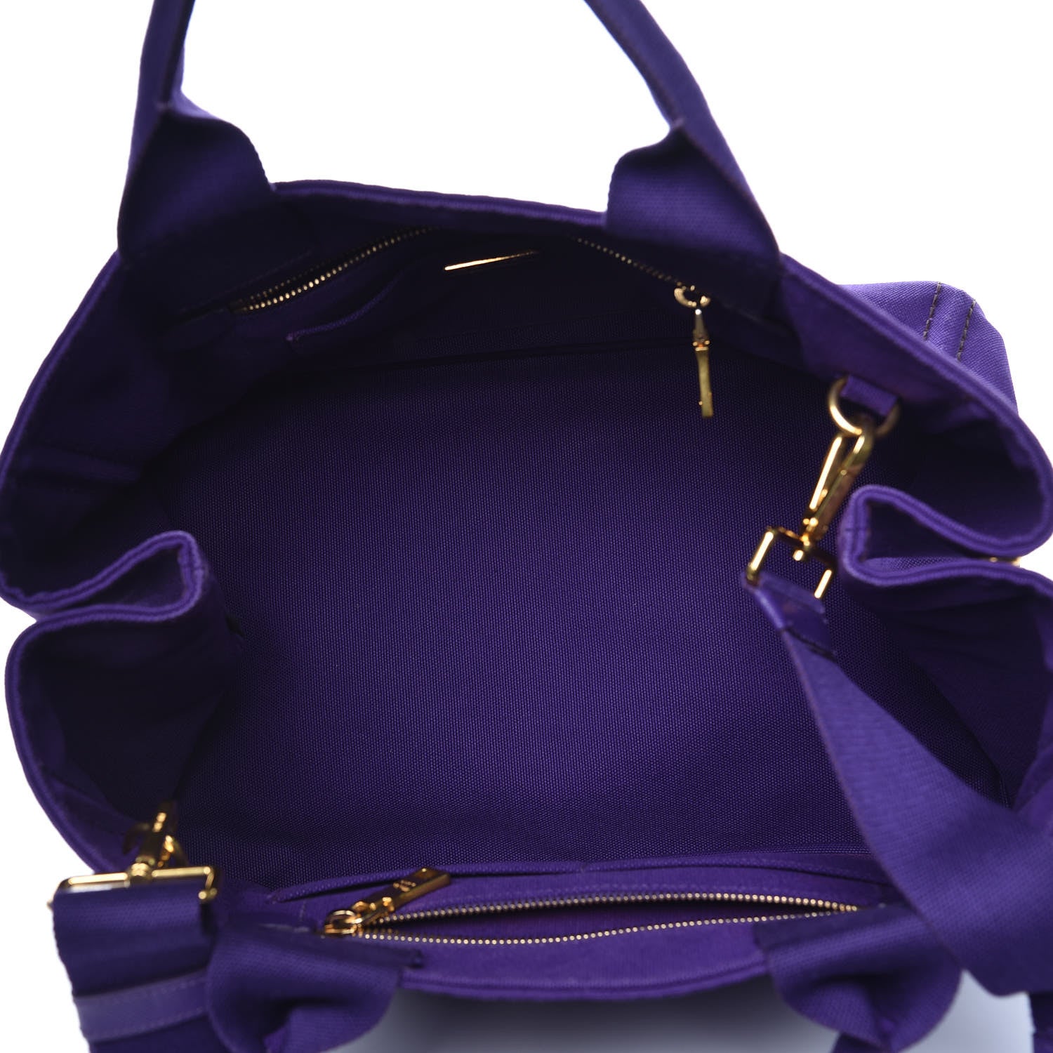 Prada Canapa Logo Tote Viola 6 of 16