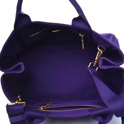 Prada Canapa Logo Tote Viola 6 of 16