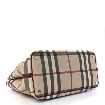 Burberry House Check Buckle Tote Red 4 of 13