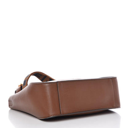 Stella McCartney Eco Alter Nappa Perforated Logo Mini Crossbody Cinnamon 4 of 9